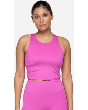 Hoka One One Brassière Courte Elaro Pour Femme En Taille - Rose