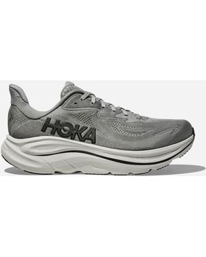 Hoka One One Clifton 10 Schuhe für Herren in Galactic Grey/Asteroid Größe 40 2/3 | Straße - Grau