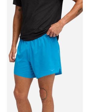 Hoka One One Glide 5'' Shorts W/ Brief - Blue