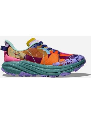 Hoka One One Kid's Speedgoat 6 Studio Proba Lifestyle Shoes - Blue