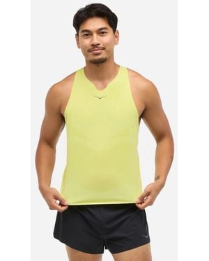 Hoka One One Race Day Singlet - Green