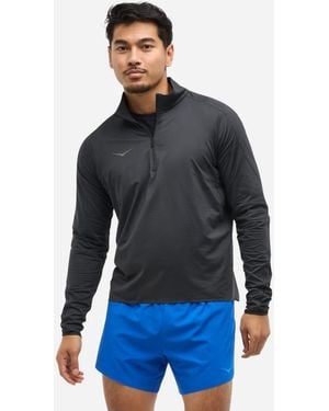 Hoka One One Glidetech Quarter Zip - Blue