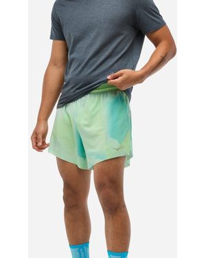 Hoka One One Glide 5'' Short W/brief - Blue