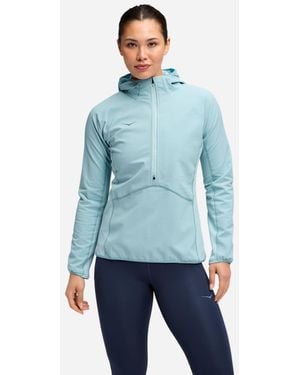 Hoka One One Skyglow Half-zip Jacket - Blue