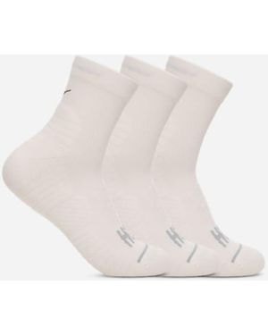 Hoka One One Quarter Run Sock 3-pack - White
