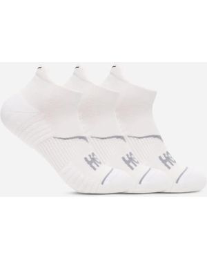 Hoka One One No-show Run Sock 3-pack - White