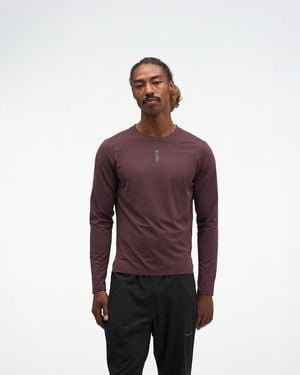 Hoka One One Everyrun Long Sleeve Top - Purple