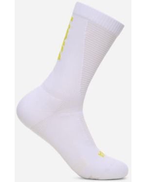 Hoka One One Race Day Crew Socke in White Größe L | Socken - Weiß