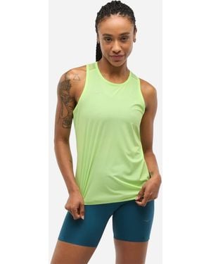Hoka One One Airolite Lauf-Tanktop für Damen in Tart Apple Größe M | Tanktops - Grün