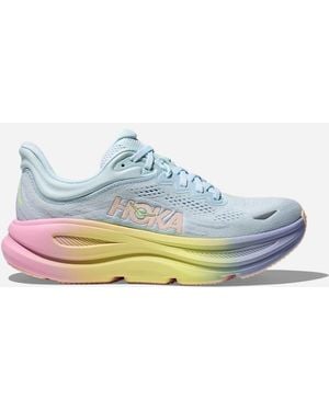 Hoka One One Bondi 9 Chaussures Pour Femme En Taille - Bleu