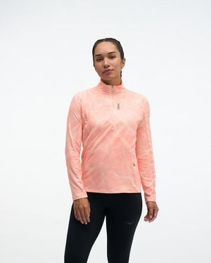 Hoka One One Demi-Zippé Skyform Pour Femme En Taille - Rose