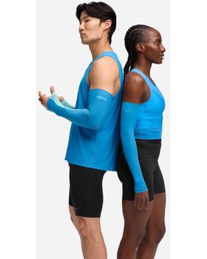 Hoka One One Airolite Armwärmer in Blue Größe L | Armwärmer - Blau