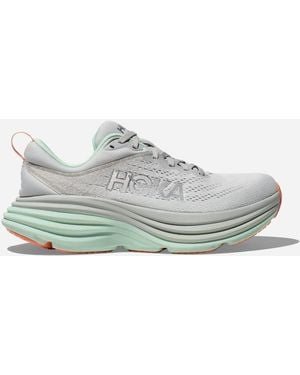 Hoka One One Bondi 8 Running Shoes - Grey