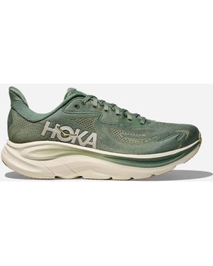 Hoka One One Clifton 10 Schuhe für Herren in Fern/Truffle Salt Größe 42 2/3 | Straße - Grün