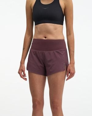 Hoka One One Short Mr Avec Slip Intégré Glide 9 Cm Pour Femme En Taille - Violet