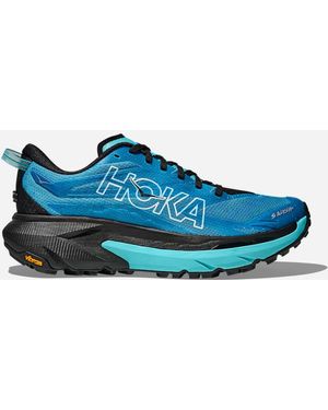 Hoka One One Mafate 5 Schuhe für Herren in Skyward Blue/Black Größe 44 | Gelände - Blau