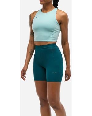 Hoka One One Short En Maille Novafly 15 Cm Pour Femme En Taille - Bleu