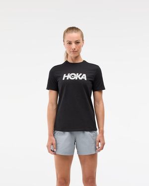 Hoka One One Core Logo Graphic T-shirt - Blue