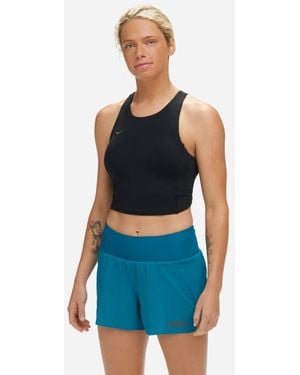 Hoka One One Elaro Crop Bra - Blue