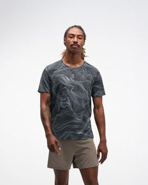 Hoka One One Everyrun Short Sleeve Top - Blue