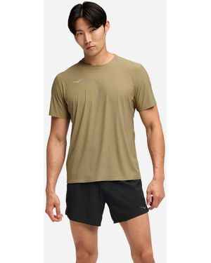 Hoka One One Airolite Short Sleeve Top 2.0 - Green