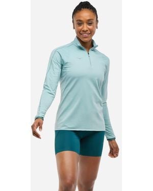 Hoka One One Glidetech Quarter Zip Jacket - Blue