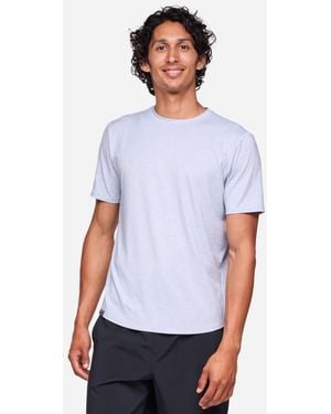 Hoka One One T-Shirt Essential Pour Homme En Taille - Blanc
