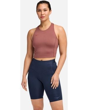 Hoka One One Brassière Courte Elaro Pour Femme En Taille - Bleu