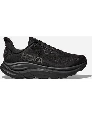 Hoka One One Clifton 10 Running Trainers - Black