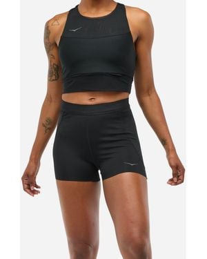Hoka One One Short En Maille Novafly 7 Cm Pour Femme En Taille - Bleu