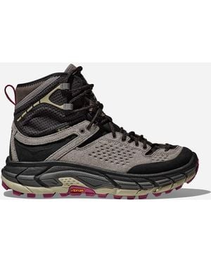 Hoka One One Elite Terrain System Tor Ultra Hi Hiking Shoes - Black