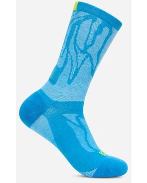Hoka One One Clifton Crew Run Sock - Blue