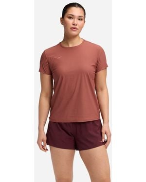 Hoka One One Airolite Short Sleeve Top 2.0 - Red