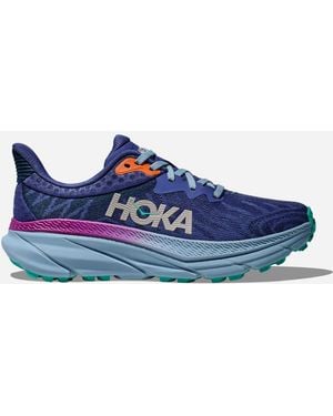 Hoka One One Challenger 7 Chaussures Pour Femme En Taille - Bleu