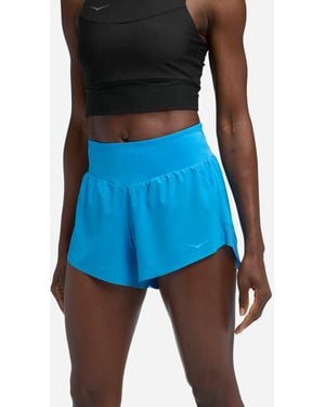 Hoka One One Glide 4'' Shorts - Blue