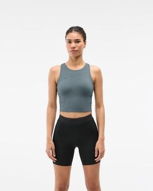 Hoka One One Elaro Crop Bra - Blue