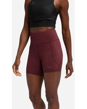 Hoka One One Elaro 5" Bike Shorts - Red