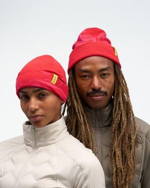 Hoka One One Winter-Beanie in Cerise | Hüte & Mützen - Rot