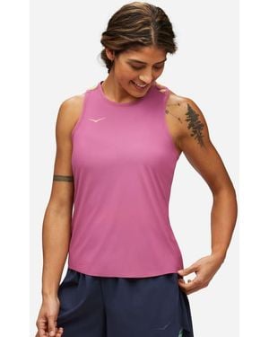 Hoka One One Airolite Run Tank - Pink