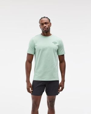 Hoka One One T-Shirt À Motif Global Run Day Pour Homme En Taille - Vert