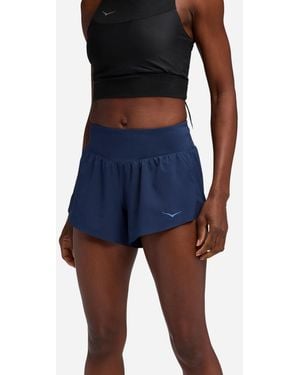 Hoka One One Glide 4'' Shorts - Blue