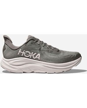 Hoka One One Clifton 10 Road Running Shoes - Grey