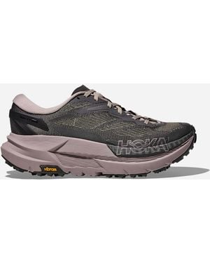 Hoka One One Mafate X _J.L-A.L_ Schuhe in Beluga/Volcanic Ash Größe 40 2/3 | Gelände - Schwarz