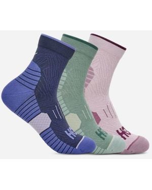 Hoka One One Quarter Run Sock 3-pack - Blue