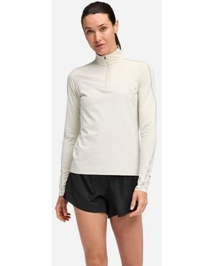 Hoka One One Glidetech Quarter Zip Jacket - White