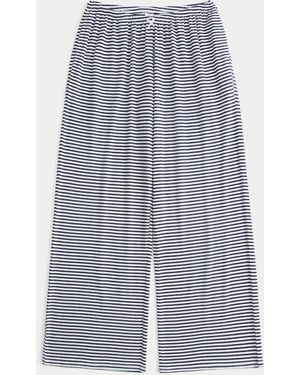 Hollister Always Cosy Wide-leg Trousers - Blue