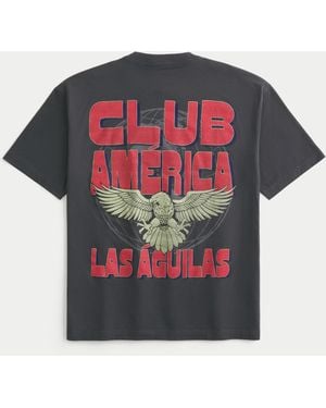 Hollister Club América Graphic Tee - Red
