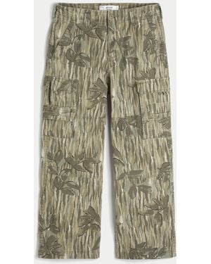 Hollister Super Baggy Cargo Trousers - Multicolour