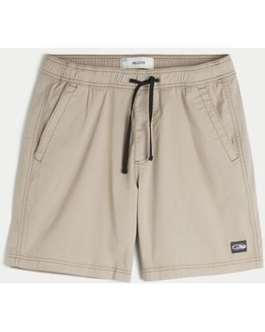 Hollister Festival Pull-on Shorts - Natural