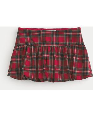 Hollister Bubble Mini Skort - Red